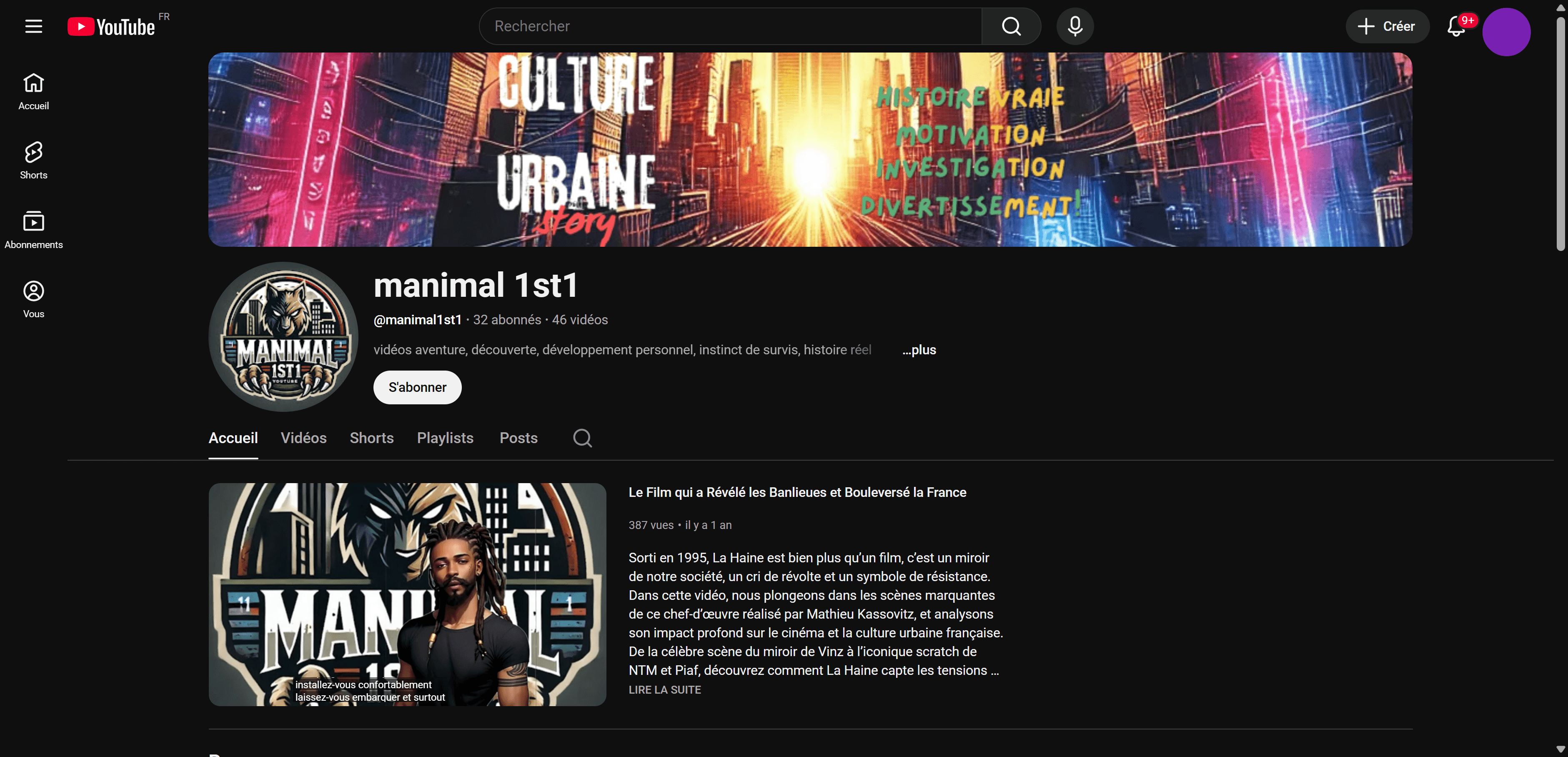 Visuel principal Manimal1st1